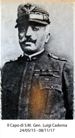 Il Capo di Stato Maggiore Generale Luigi Cadorna